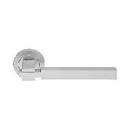 Elle Mortise Handle On Rose - Chrome Sa