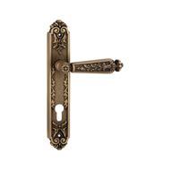 Epoca Mortise Handle On Plate - Patine 