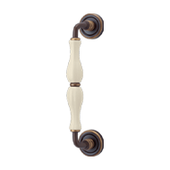Erica White Porcelain Door Pull Handle 