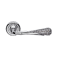 Feelings Crystal Mortise Handle On Rose