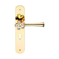 Flory Transparent Swarovski Door Handle