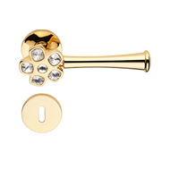 Flory Transparent Swarovski Door Handle