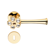 Flory Yellow Swarovski Door Handle on r