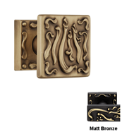 Frida Fixed Door Knob On Rose - Matt Br