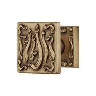 Frida Fixed Door Knob On Rose - Gold Pl