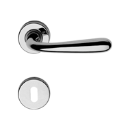 Garda Zincral Door Handle on Rose - Chr