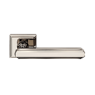 Glamor Door Handle on rose - Polished N