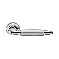 Havana Door Handle on Rose - Polished C