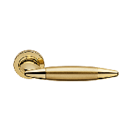 Havana Door Handle on Rose - Polished B