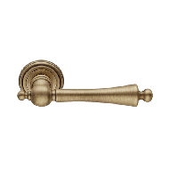 Heidi Door Lever Handle on Rose - Patin