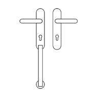 IBIS Door Entrance Set - 2 Door Handles