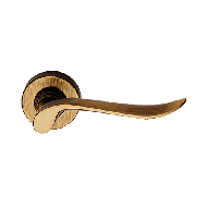 IBIZA Door Lever Handle on Rose - Bronz