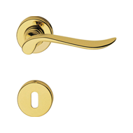 IBIZA Door Lever Handle on Rose - Polis