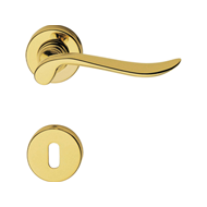 IBIZAL Door Lever Handle on Plate - Pol