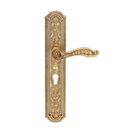 Jardin Door Lever Handle on Plate - Fre