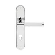 Jenny Door Lever Handle on Plate - Poli