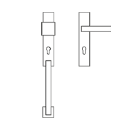 Jet Entrance Set with Fixed Knob and Pu