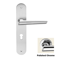 KENDO Door Lever Handle on Plate - Poli