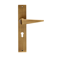 Komfort Door Lever Handle on Plate - Pa