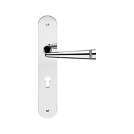Led Mesh Crystal Door Lever Handle on P