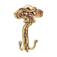 Liberty Coat Hook - French Gold Finish