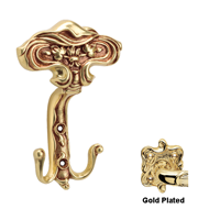 Liberty Coat Hook - Gold Plated Finish