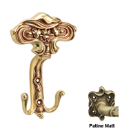 Liberty Coat Hook - Patine Matt Finish