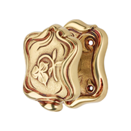 Liberty Door Fixed Knob on rose - Gold 