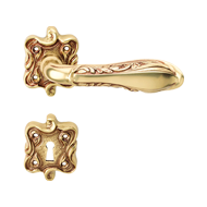 LIBERTY Lever Handle on Decorative Rose