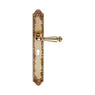 Ninfa Door Lever Handle on Big Plate in