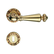 NINFA Brass Lever Handle on Rose - Fren