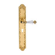 Ninfa Crystal Door Lever Handle on Big 