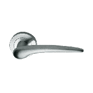 Pin-up Lever Handle in Satin Chrome Fin