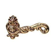 Poesia Lever Handle in French Gold Fini