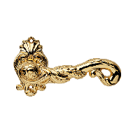 Poesia Lever Handle in Gold Plated Fini