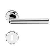 Polo Zincral  Door Handle on Rose - Pol