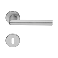 Polo Zincral  Door Handle on Rose - Sat