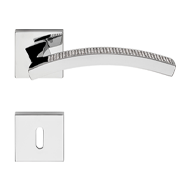 Profilo Mesh Door Handle on Rose - Poli