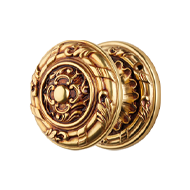 Rococò Fixed Door Knob - French Gold Fi