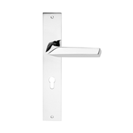 Rombo Mesh Door Lever Handle on Small P
