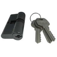 Half Cylinder Lock with Key - 50mm - An
