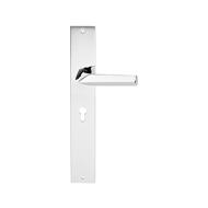 Rombo Door Lever Handle on Big Plate - 