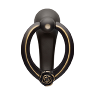 Rose - Door Knocker - Aged Brass Finish