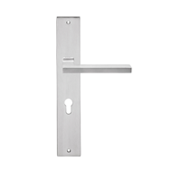 Sintesi Door Lever Handle on Plate in P