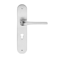 Spirit Door Lever Handle on Plate in Ma