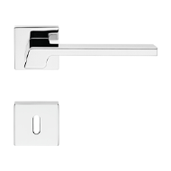 Stream Zincral Door Handle on Rose - Po