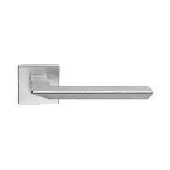 Trio Zincral Door Handle on Rose -  Sat