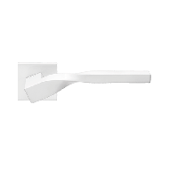 Twist Zincral Door Handle on Rose -  Gl