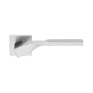 Twist Zincral Door Handle on Rose -  Sa