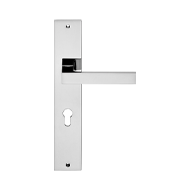 Zen Door Lever Handle on Plat